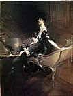 Giovanni Boldini Famous Paintings - Consuelo, Duchess of Marlborough, with Her Son Ivor Spencer-Churchill